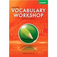 Vocabulary Workshop 2012 Edition Student Edition Level E (66305),9780821580103