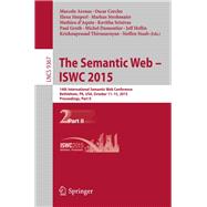 The Semantic Web - ISWC 2015