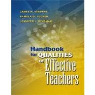 Handbook For Qualities Of Effective Teachers