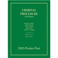 Criminal Procedure, 6th, Student Edition, 2023 Pocket Part (Hornbook Series)(Hornbooks)