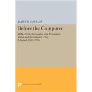 Before the Computer