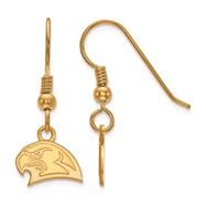 Miami Gold Plated Redhawks Dangle Earrings