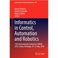 Informatics in Control, Automation and Robotics