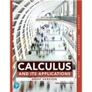 MyLab Math with Pearson eText -- 18 Week Standalone Access Card -- for Calculus and Its Applications Brief Version
