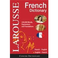 Larousse Concise French-english/English-french Dictionary