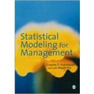 Statistical Modeling for Management book cover, ISBN 9780761970118