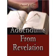 Addendums from Revelation