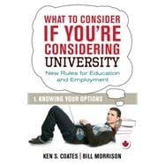 What To Consider if You're Considering University — Knowing Your Options