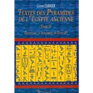 Textes Des Pyramides De L'egypte Ancienne, / Texts of the Pyramids of L' Old Egypt