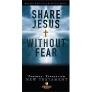 HCSB Share Jesus Without Fear New Testament, Black Bonded Leather