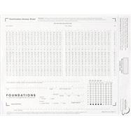 Paper/Pencil Answer Sheet for Foundations of Restaurant Management & Culinary Arts Level 1 or Level 2