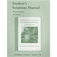 Student Solutions Manual for Probability and Statistics for Engineers and Scientists