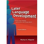 Later Language Development