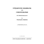 Ostjakische Grammatik und Chrestomathie book cover, ISBN 9783112640135