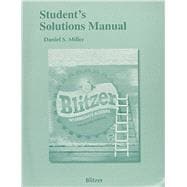 Student Solutions Manual for Intermediate Algebra for College Students
