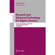 Research And Advanced Technology For Digital Libraries
