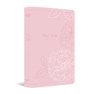 KJV Holy Bible: Deluxe Gift Bible - Pink Flowers King James Version Bible, Ribbon Marker, Red Letter Edition, Readable Type