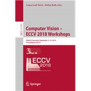 Computer Vision - Eccv 2018 Workshops