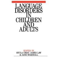 Language Disorders in Children and Adults Psycholinguistic Approaches to Therapy