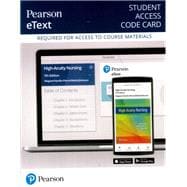 Pearson eText High-Acuity Nursing -- Access Card