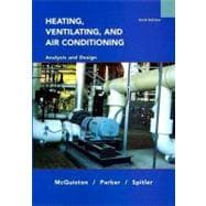 Heating, Ventilating, and Air Conditioning Analysis and Design