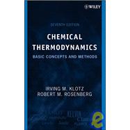 Chemical Thermodynamics Basic Concepts and Methods