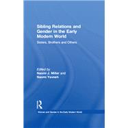 Sibling Relations and Gender in the Early Modern World