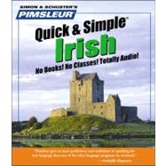 Pimsleur Irish Quick & Simple Course - Level 1 Lessons 1-8 CD Learn to Speak and Understand Irish (Gaelic) with Pimsleur Language Programs