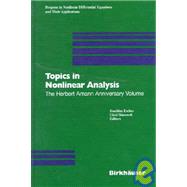 Topics in Nonlinear Analysis