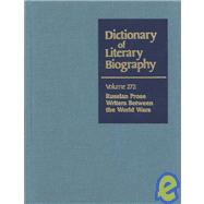 Russian Prose Writers Between the World Wars