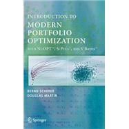 Introduction To Modern Portfolio Optimization With NUOPT And S-PLUS