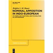 Nominal Apposition in Indo-European