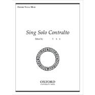 Sing Solo Contralto