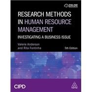 Research Methods in Human Resource Management