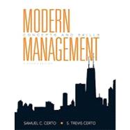 Modern Management : Concepts and Skills