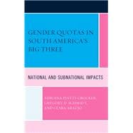 Gender Quotas in South America's Big Three National and Subnational Impacts