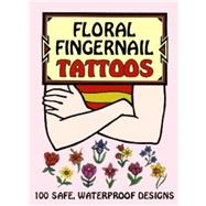 Floral Fingernail Tattoos