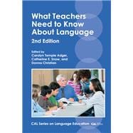 What Teachers Need to Know About Language