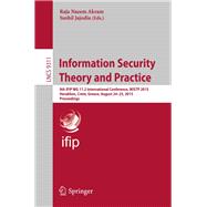 Information Security Theory and Practice