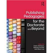 Publishing Pedagogies for the Doctorate and Beyond