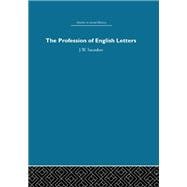 The Profession of English Letters