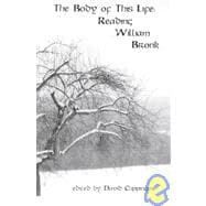 The Body of This Life: Reading William Bronk