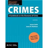 2020 Cumulative Supplement to North Carolina Crimes: A Guidebook on the Elements of Crime