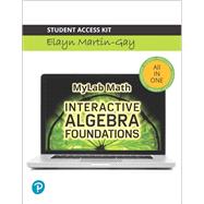 Interactive Algebra Foundations Prealgebra, Introductory and Intermediate Algebra -- 24 Month Standalone Access Card