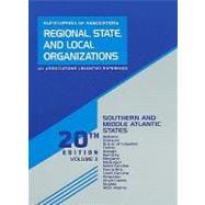 Encyclopedia of Associations Regional, State and Local Organizations: Southern and Middle Atlantic States