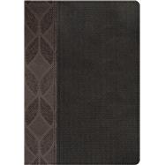RVR 1960 Biblia Compacta Letra Grande, geométrico/twill gris símil piel
