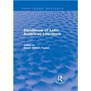 Handbook of Latin American Literature (Routledge Revivals)