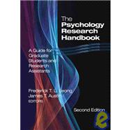 The Psychology Research Handbook; A Guide for Graduate Students and Research Assistants