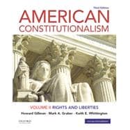 180 day access American Constitutionalism: Volume II: Rights and Liberties, 3e (ISBN 9780197527702)