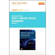 Motor Speech Disorders- Pageburst E-book on Kno Retail Access Card